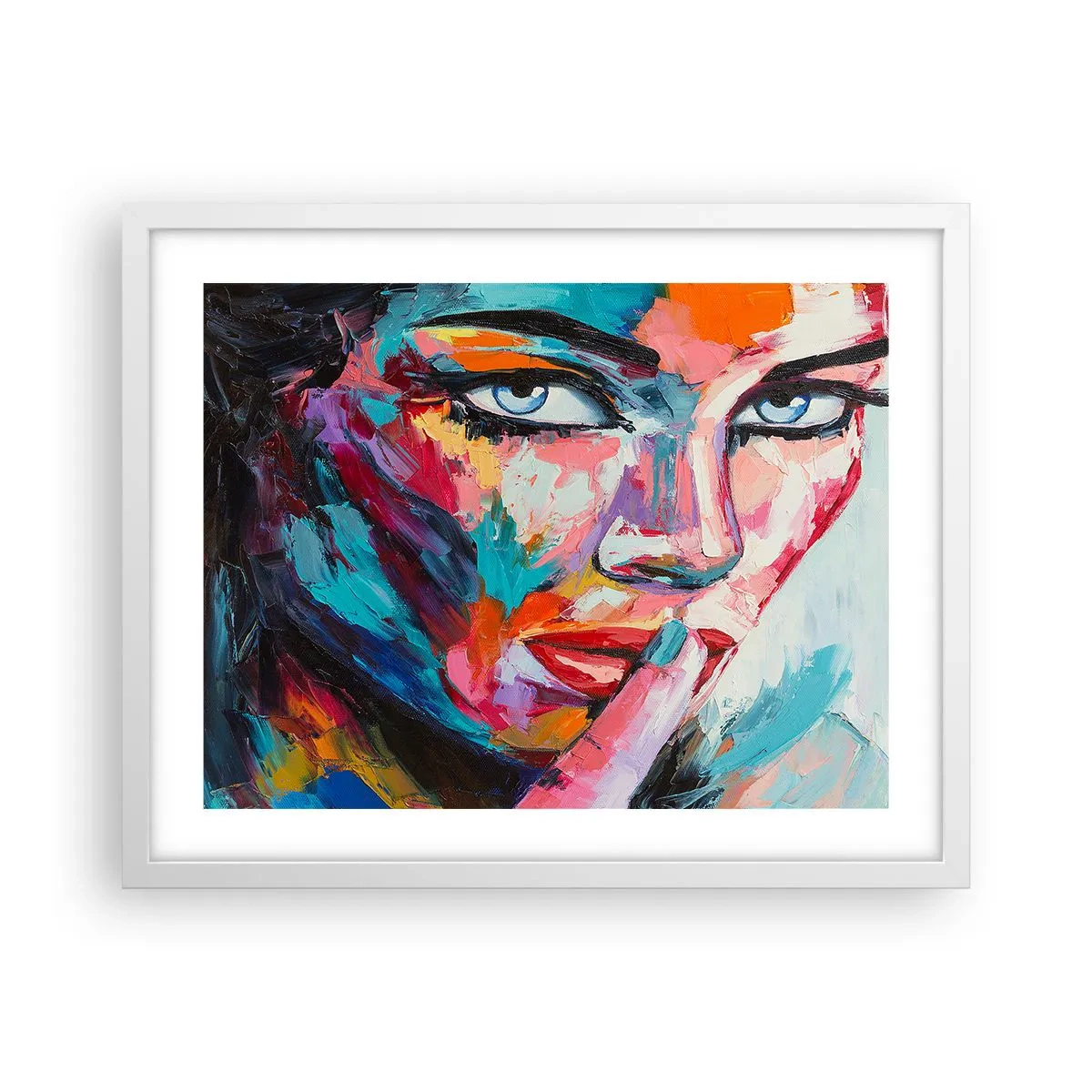 Poster in cornice bianca - Il nostro primo segreto - 50x40 cm