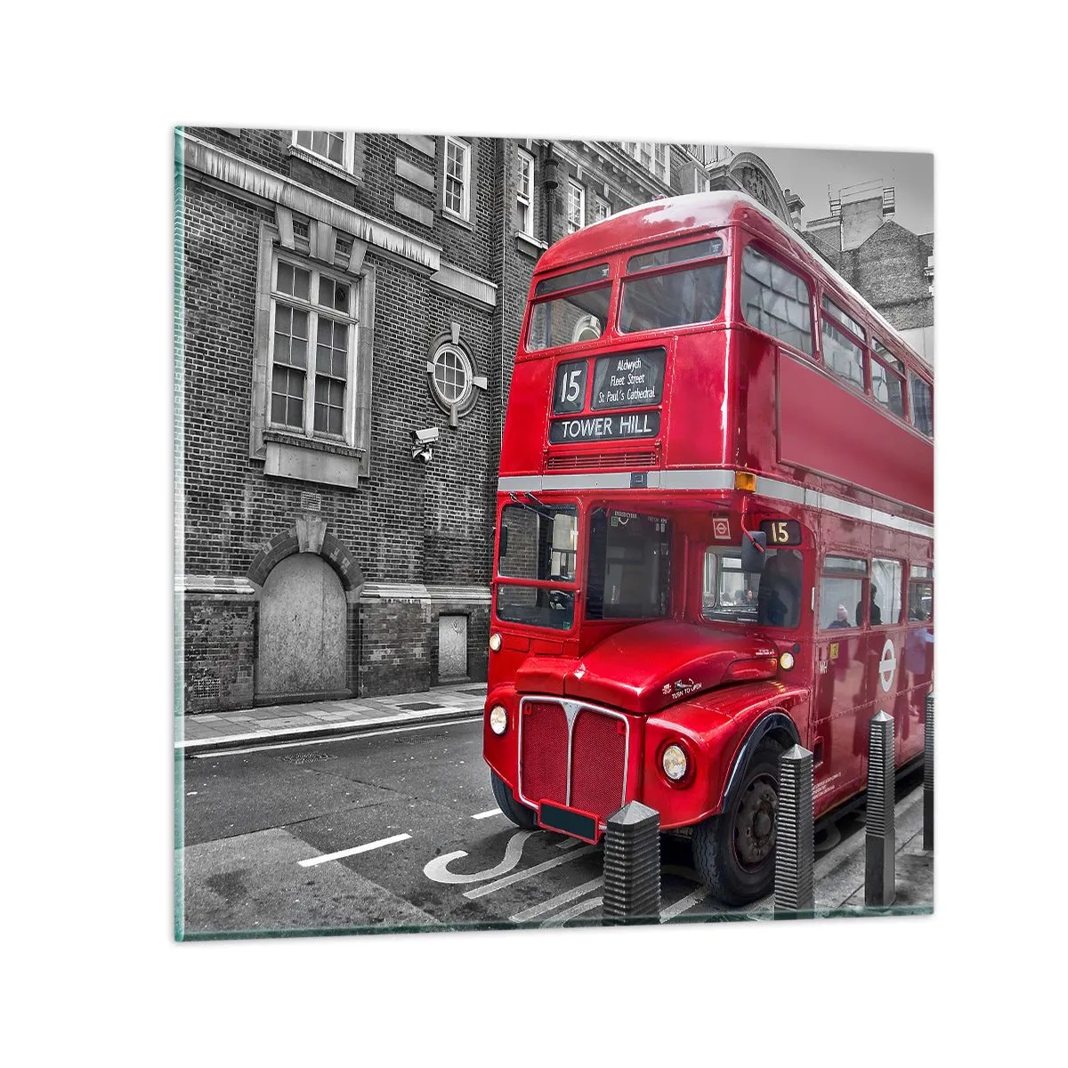 Quadro su vetro - Sempre lo stesso - 60x60 cm