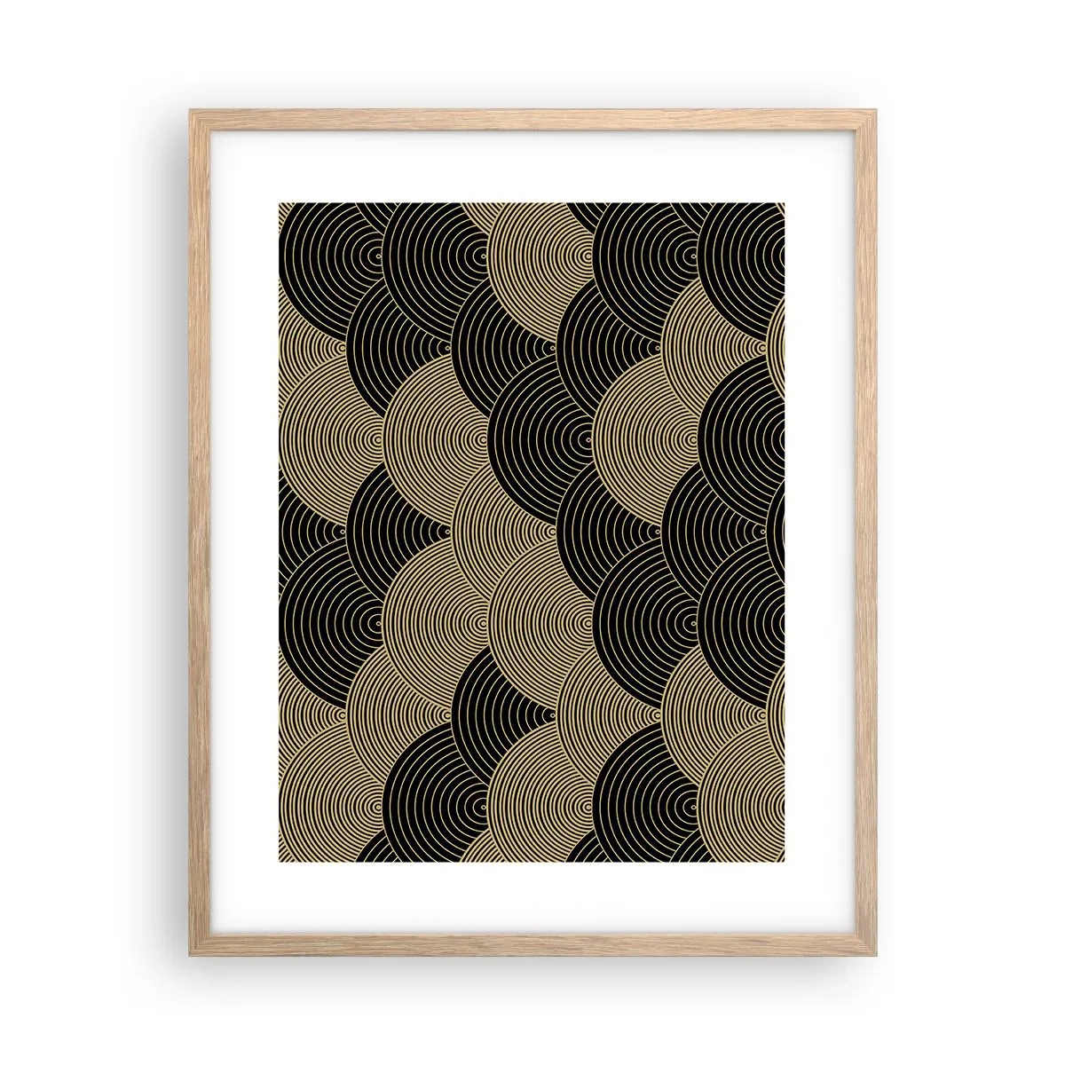 Poster in cornice rovere chiaro - Unità nella molteplicità - 40x50 cm