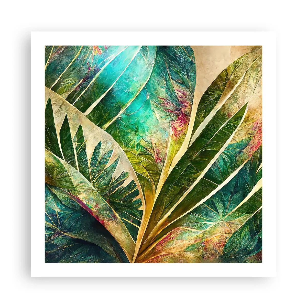 Poster - I colori dei tropici - 60x60 cm