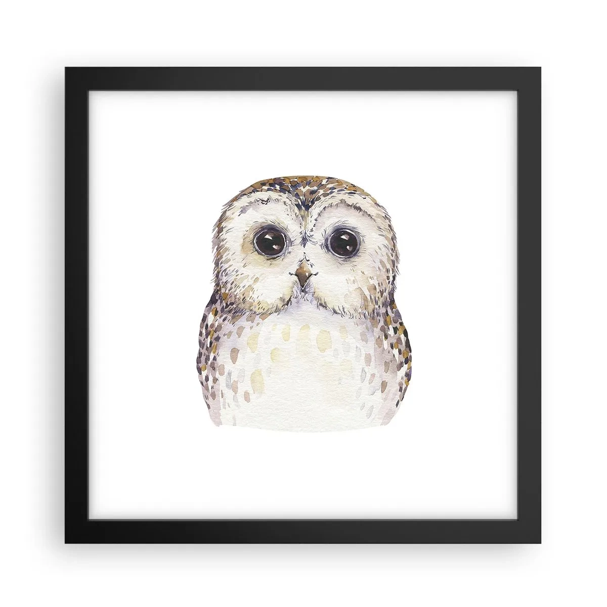 Poster in cornice nera - Guardami negli occhi - 30x30 cm