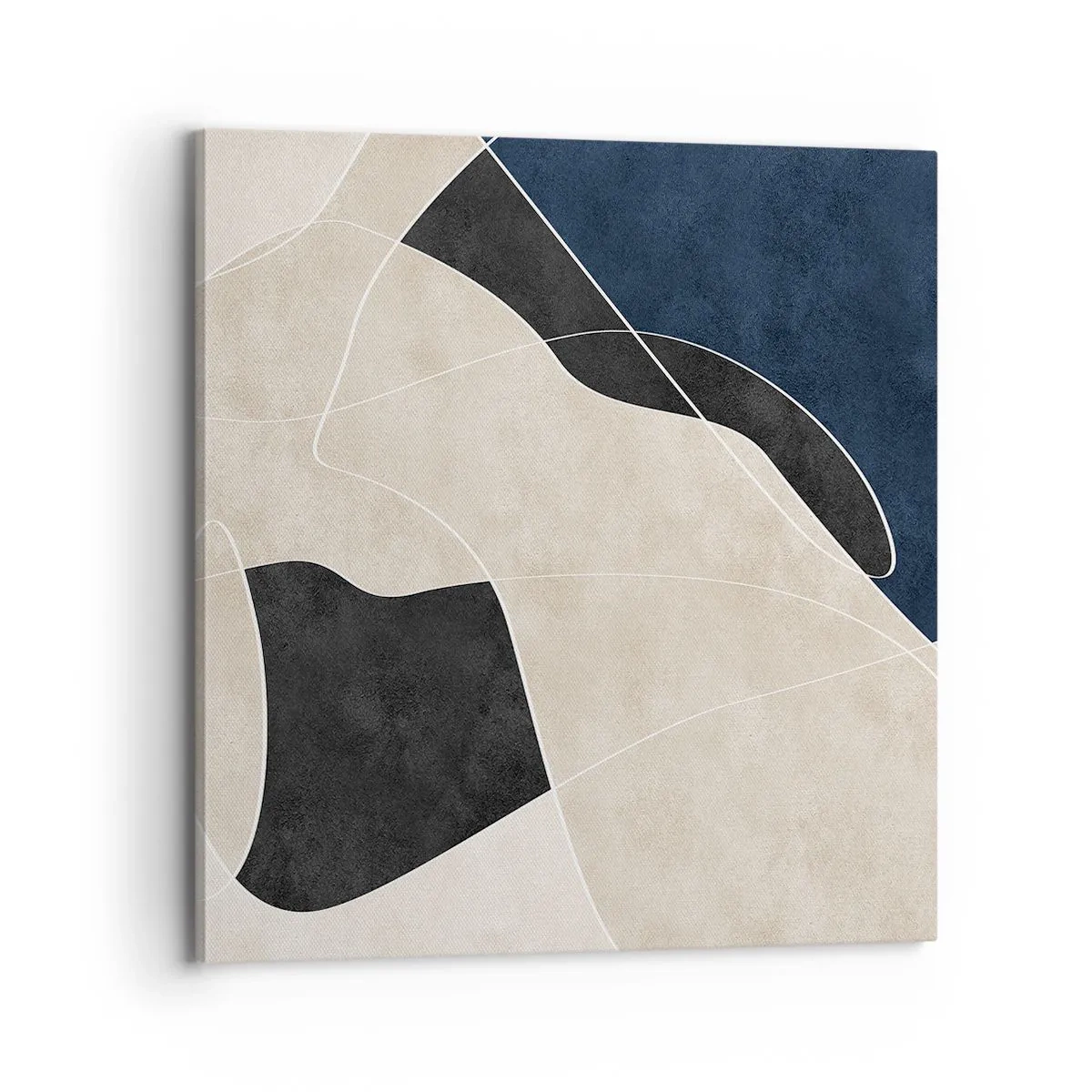 Quadro su tela - Stampe su Tela - Composizione astratta: il contrasto dei colori - 70x70 cm