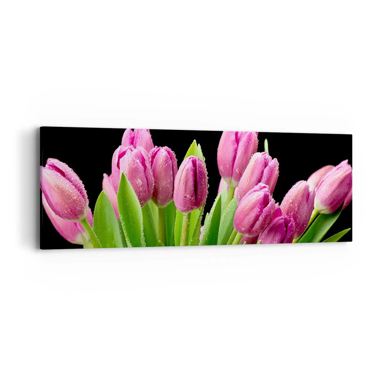 Quadro su tela - Stampe su Tela - Gioia lilla della primavera - 90x30 cm