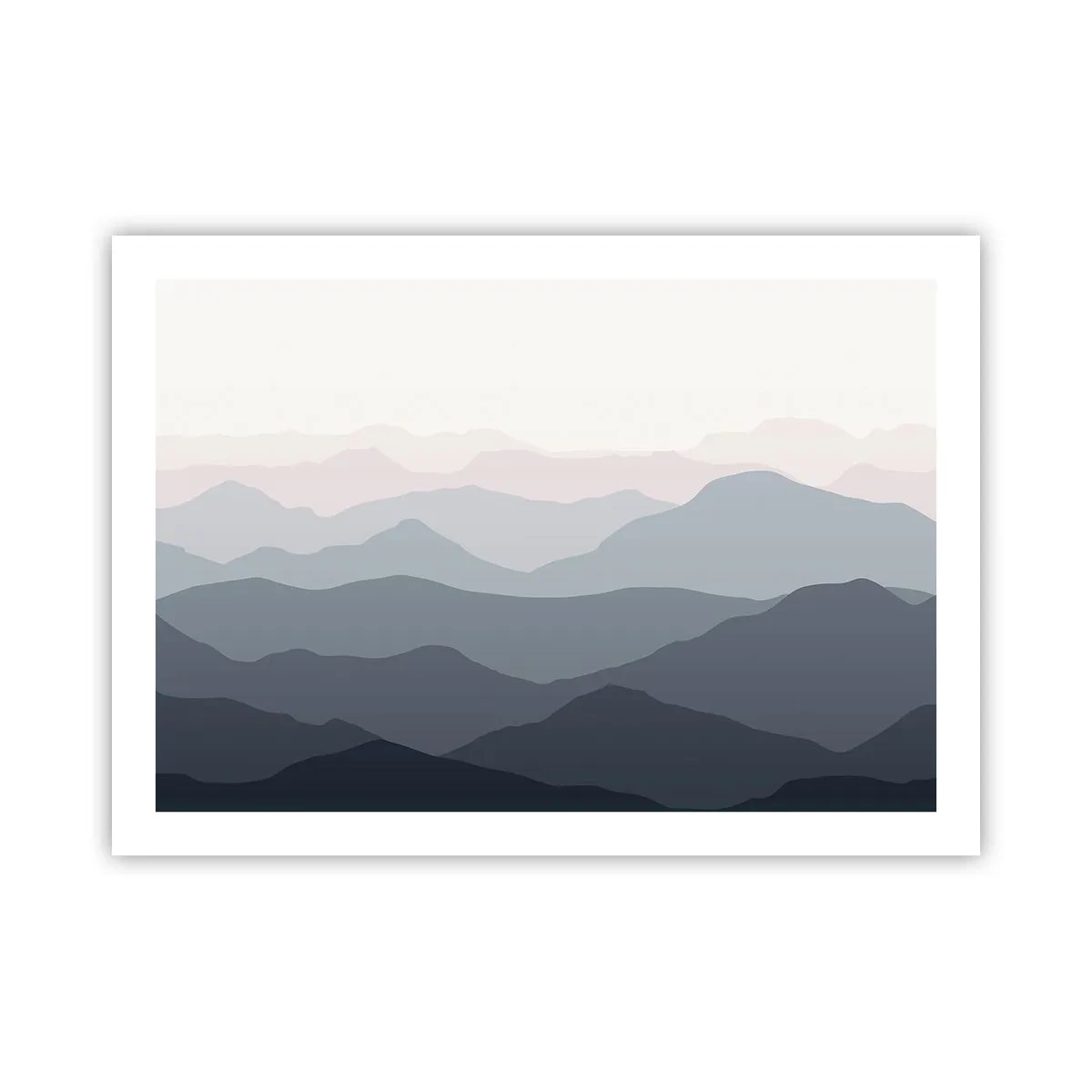 Poster - Le onde dei monti - 70x50 cm