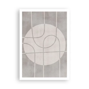 Poster - Tondo e dritto - 70x100 cm
