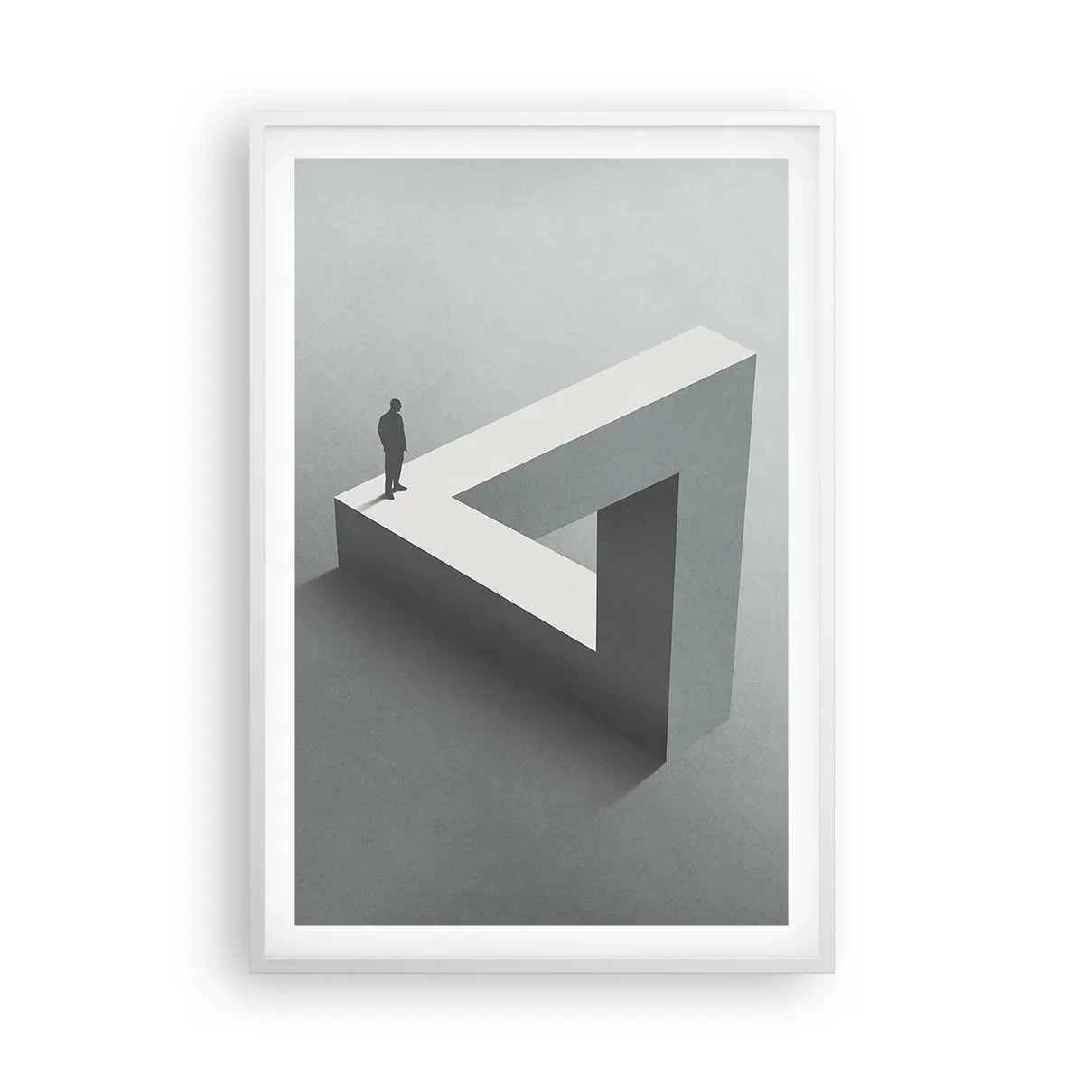 Poster in cornice bianca - Eppure è possibile - 61x91 cm