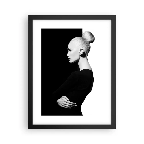 Poster in cornice nera - Semplicemente donna - 30x40 cm