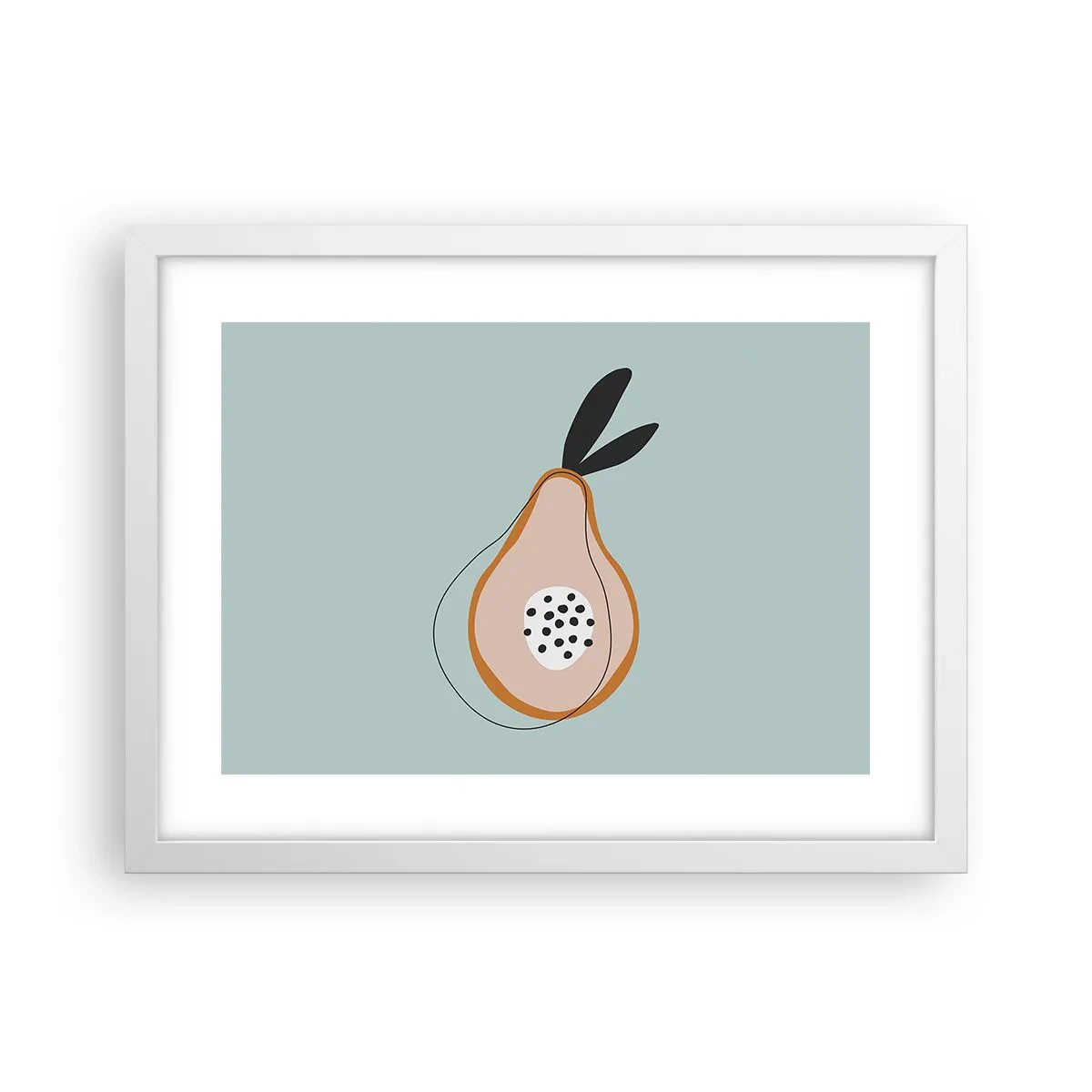 Poster in cornice bianca - Penetrare la natura delle cose - 40x30 cm