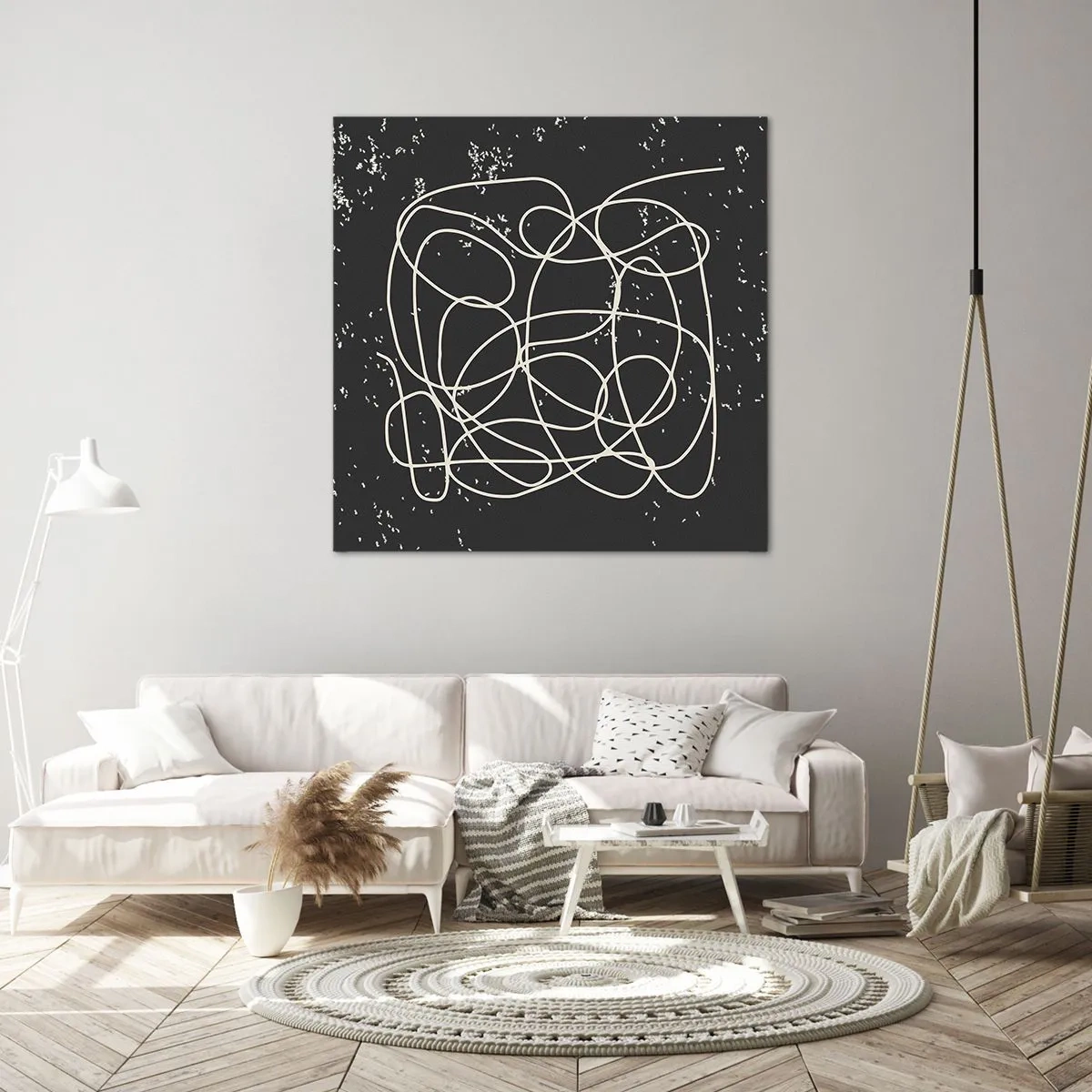 Quadro su tela - Stampe su Tela - Il caos dei pensieri - 70x70 cm