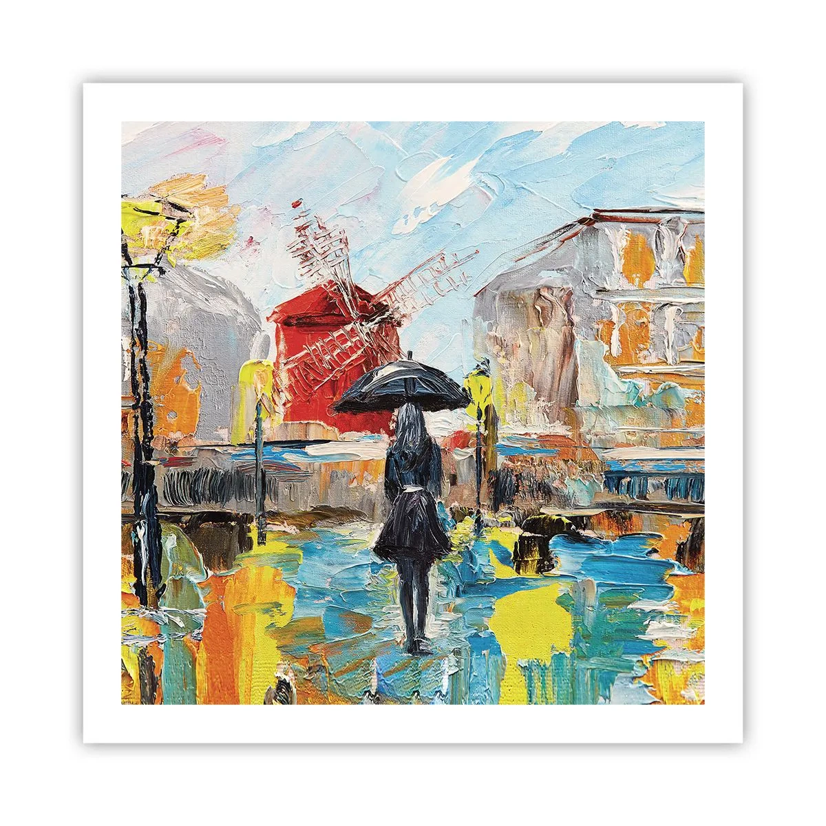 Poster - Leggende di Parigi - 60x60 cm