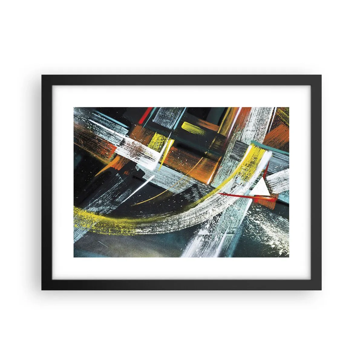 Poster in cornice nera - L'energia del movimento - 40x30 cm