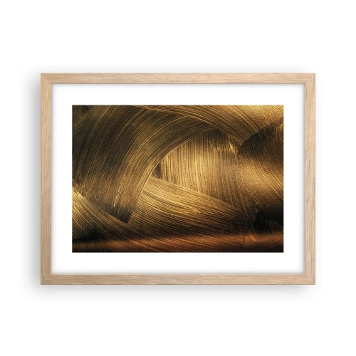 Poster in cornice rovere chiaro - Nel labirinto d'oro - 40x30 cm