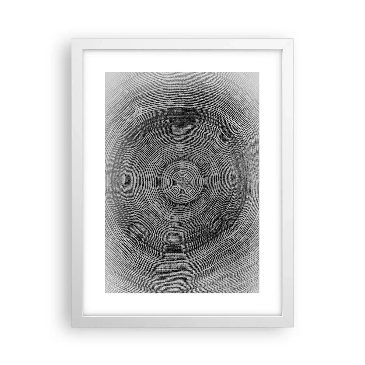 Poster in cornice bianca - I segni del tempo - 30x40 cm