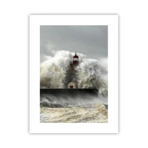 Poster - L'ira dell'oceano - 30x40 cm