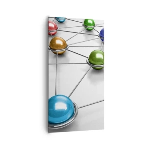 Quadro su tela - Stampe su Tela - Ragnatela cosmica - 65x120 cm