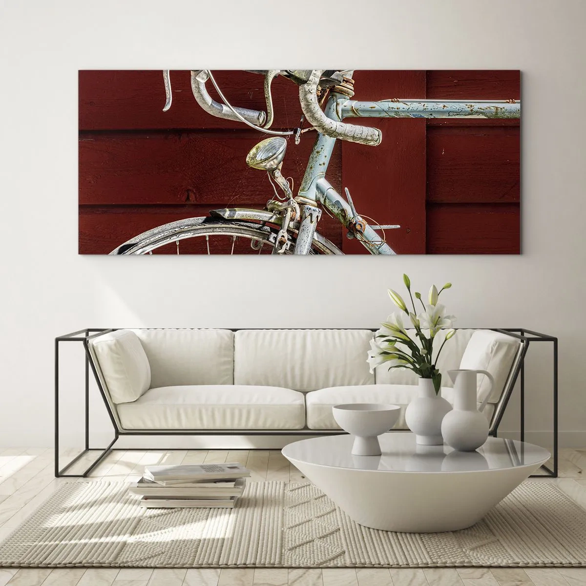 Quadro su vetro - Creata per la vittoria - 100x40 cm