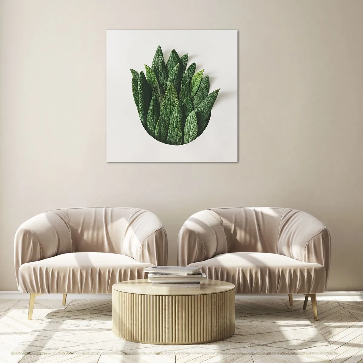 Quadro su vetro - Curiosità irrefrenabile - 30x30 cm