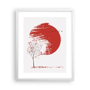 Poster in cornice bianca - Conosci questo paese? - 40x50 cm