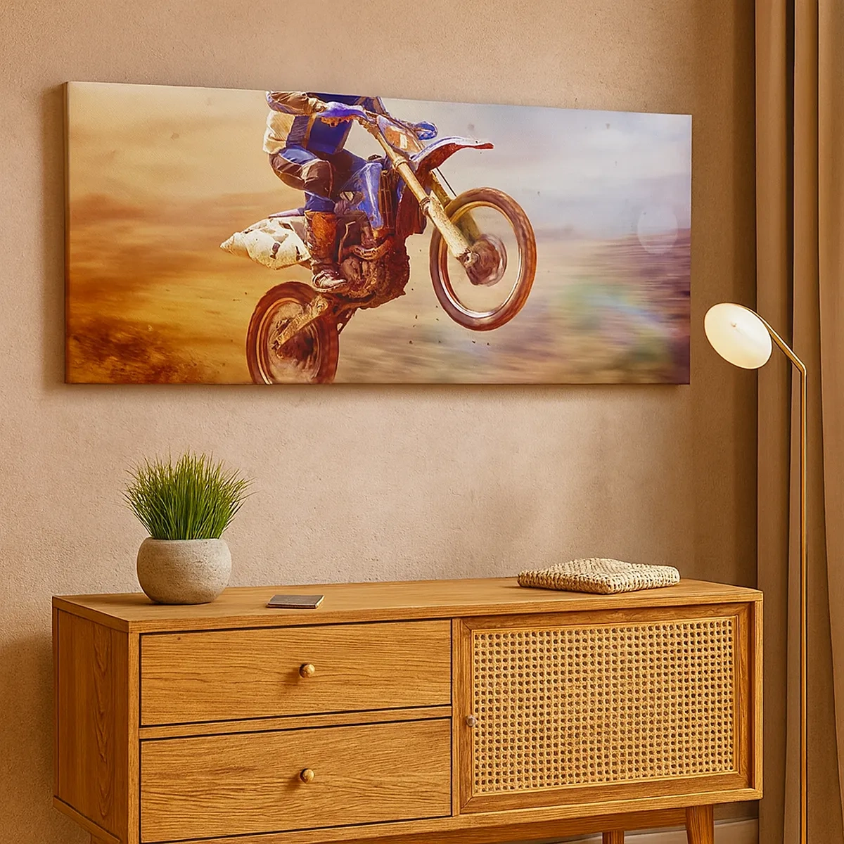 Quadro su tela - Stampe su Tela - Vertigini motociclistiche - 30x30 cm