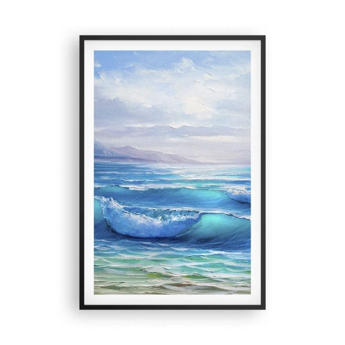 Poster in cornice nera - Porta sollievo - 61x91 cm