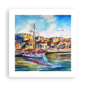 Poster - Un colorato pomeriggio - 40x40 cm