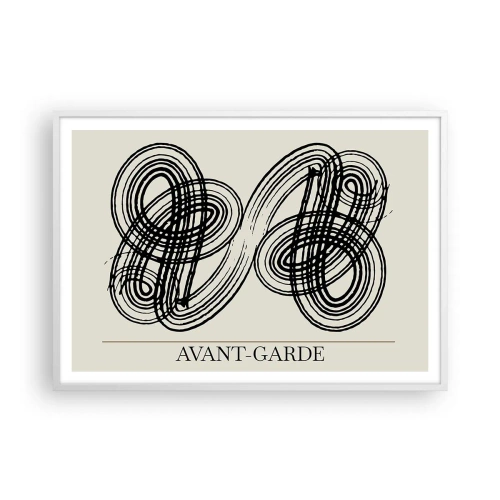 Poster in cornice bianca - In tutta spontaneità - 100x70 cm