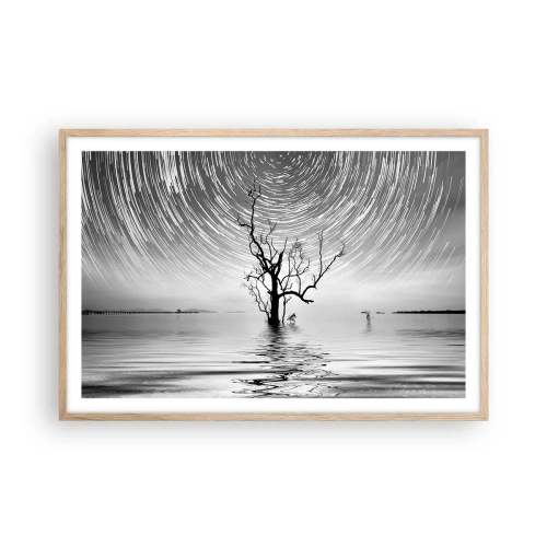 Poster in cornice rovere chiaro - Sinfonia della natura - 91x61 cm