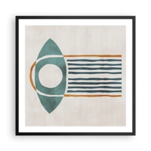 Poster in cornice nera - Segni e rituali - 60x60 cm