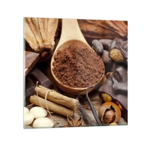 Quadro su vetro - Ideale per i momenti di tristezza - 60x60 cm