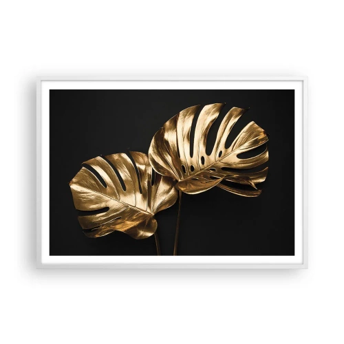 Poster in cornice bianca - I tesori della natura - 100x70 cm