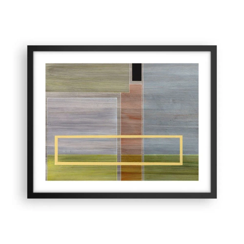 Poster in cornice nera - Semplice e tranquillo - 50x40 cm