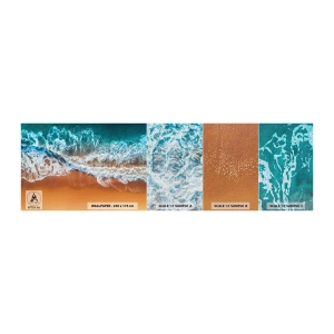 Campione di Fotomurale Premium Canvas - Sempre in coppia - Paesaggio, Mare, Spiaggia - 100x30 cm