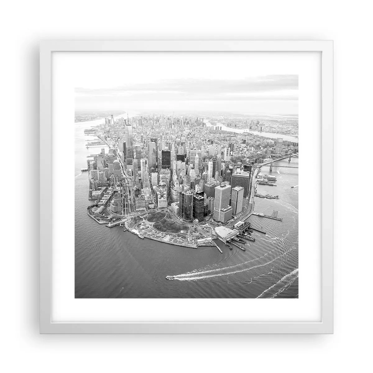 Poster in cornice bianca - Come non amarla? - 40x40 cm