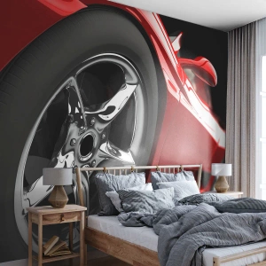 Fotomurale su misura Premium Canvas - Fatta per la velocità - Settore automobilistico, Auto sportiva, Bordo