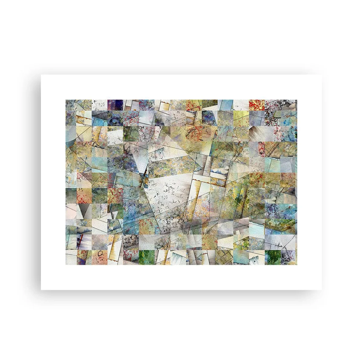 Poster - Rimpasto geometrico - 40x30 cm