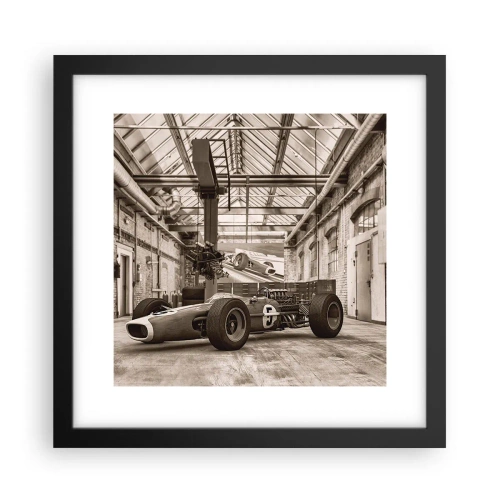 Poster in cornice nera - Il riposo del vincitore - 30x30 cm