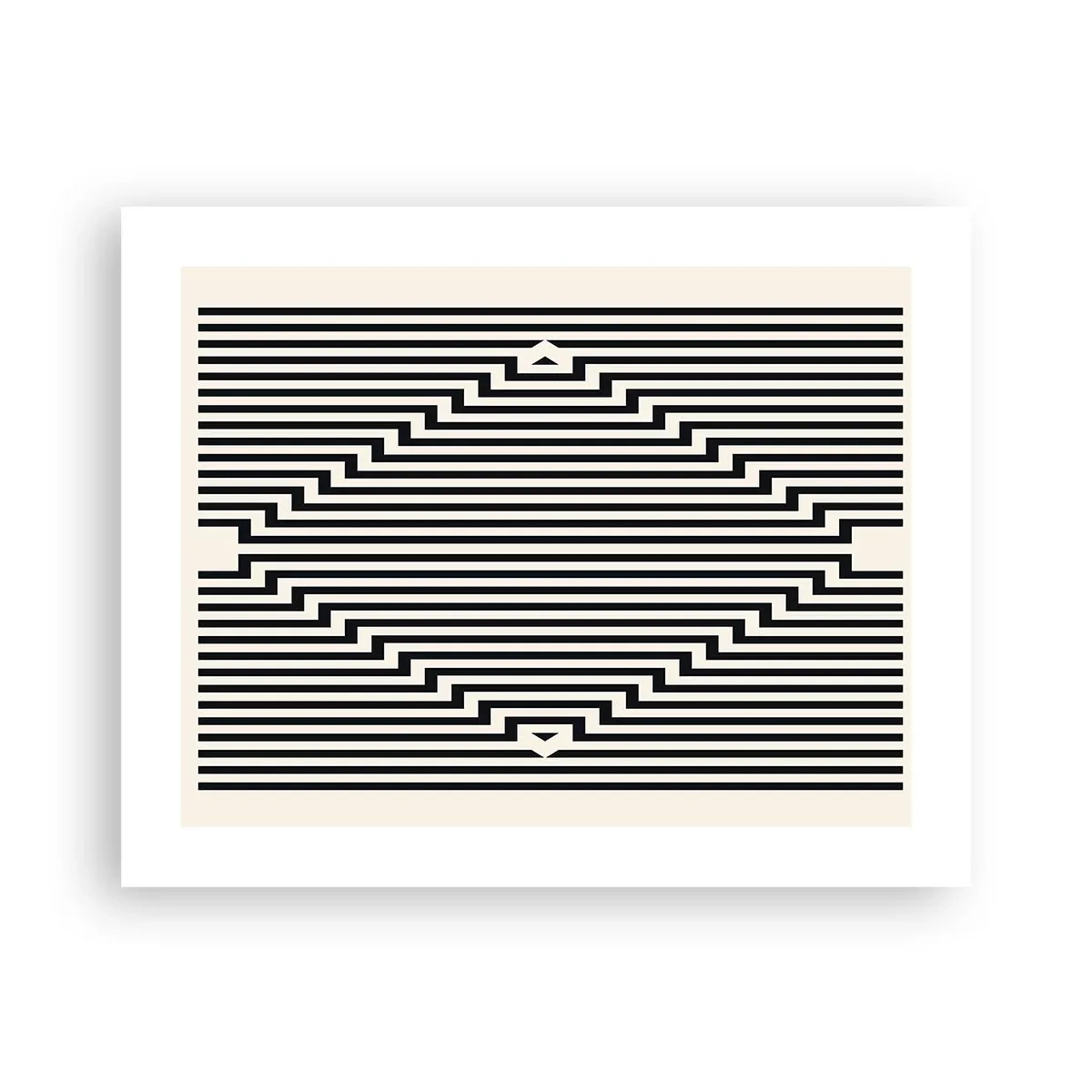 Poster - Illusione geometrica - 50x40 cm