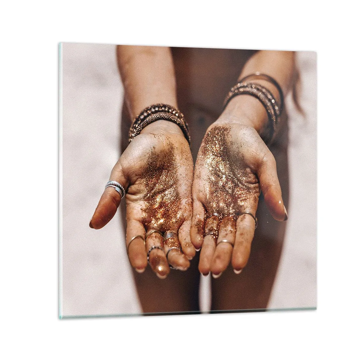 Quadro su vetro - Un dono per te - 30x30 cm