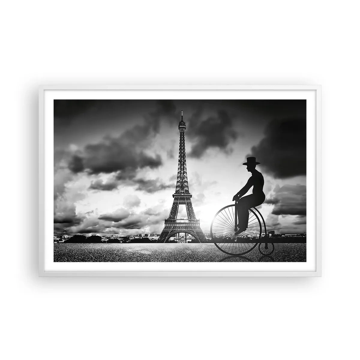 Poster in cornice bianca - Nostalgia della Belle Epoque - 91x61 cm