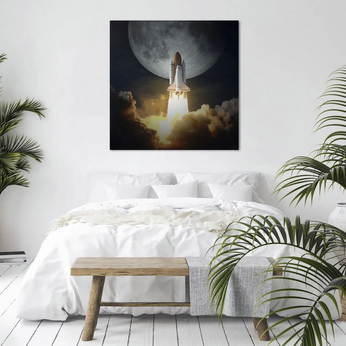 Quadro su tela - Stampe su Tela - L'inizio di un'avventura spaziale - 70x70 cm