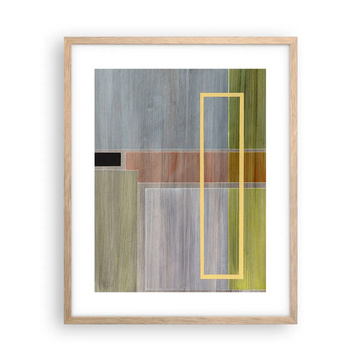 Poster in cornice rovere chiaro - Semplice e tranquillo - 40x50 cm