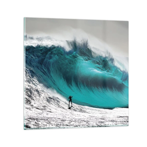 Quadro su vetro - Sfida accettata - 40x40 cm