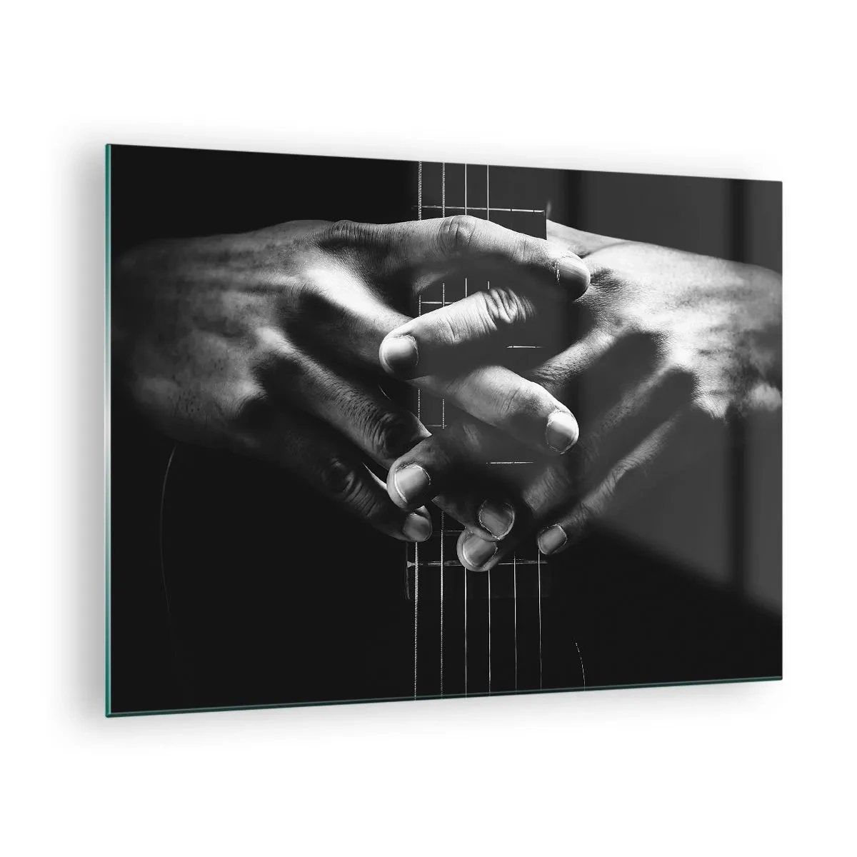 Quadro su vetro - La preghiera dell'artista - 70x50 cm