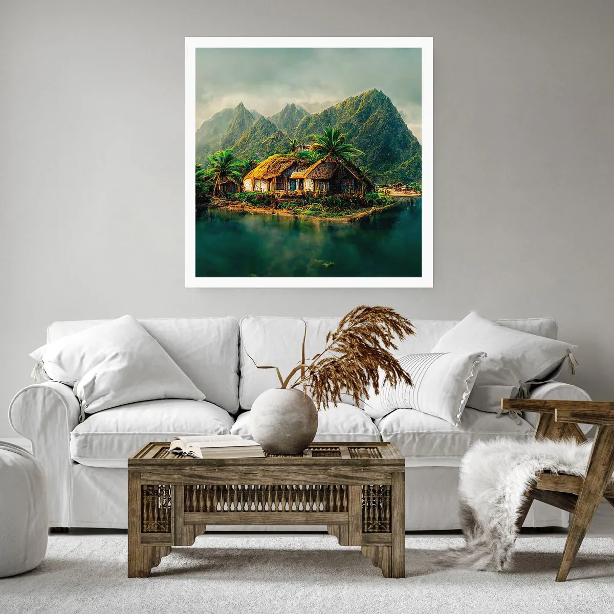 Poster - Paradiso tropicale - 30x30 cm