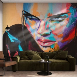 Fotomurali Autoadesivo Deluxe Sticker - Cuore selvatico - Donna, Ritratto di una donna, Ragazza - 200x140 cm