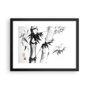 Poster in cornice nera - Particolare d'oriente - 40x30 cm