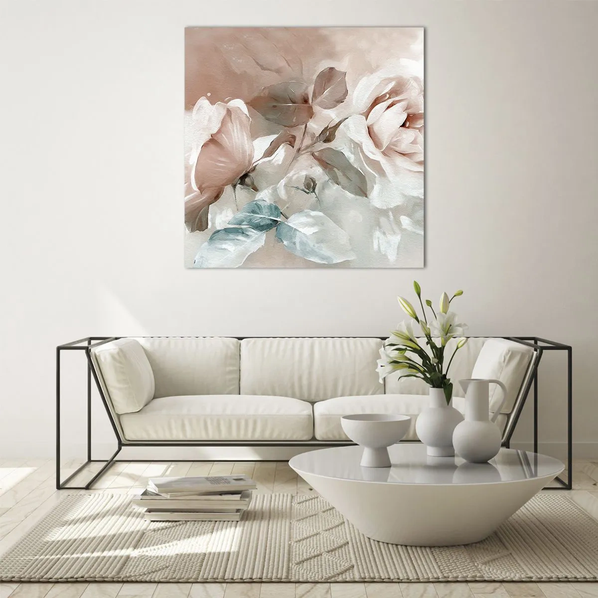 Quadro su vetro - Lo spirito del romanticismo - 30x30 cm