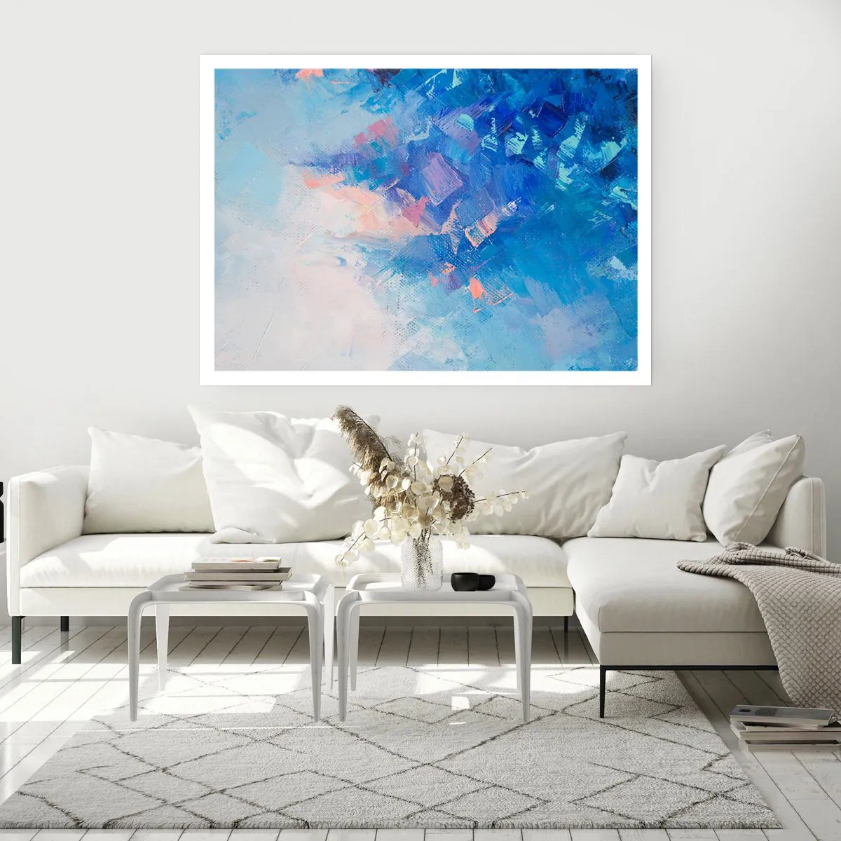 Poster - Astrazione invernale - 50x40 cm