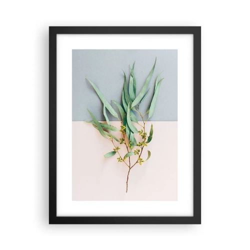 Poster in cornice nera - Delicatezza pastello - 30x40 cm