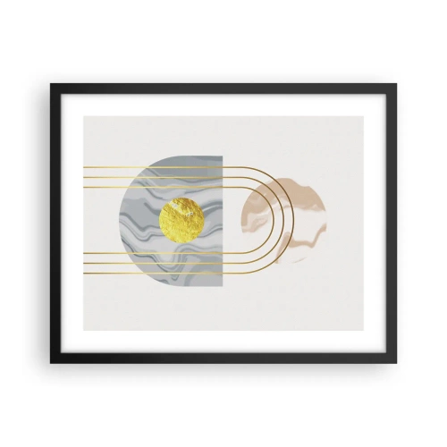 Poster in cornice nera - Chiarezza e lucentezza - 50x40 cm